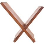 Revistero de Madera de Teca para la organización de libros, revistas y periódicos en forma de V - KZ17200 - 05