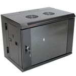 Armario rack mural 19" pivotante 9U 600x400x520mm pared SOHORack de RackMatic - WM04200 - 01