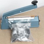 Selladora térmica metálica de 20 cm para bolsas de plástico - OF00400 - 03