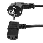 Cable de alimentación eléctrico IEC-60320 C13 acodado a schuko macho de 3 m - CH03200 - 04