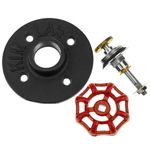 Perchero de pared de acero 1 gancho grifo. Colgador de ropa y toallero de tubo industrial - IP07600 - 06