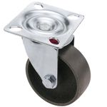 Ruedas pivotantes industriales de metal sin freno 75 mm 4 unidades - QR01600 - 09