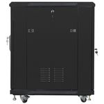 Armario Rack 19" de pie 15U F800 600x800x905mm negro Lanberg - WL52100 - 02