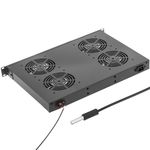Kit de ventilación con termostato para armario rack 19" de 4 ventiladores de 120mm - RK07400 - 03