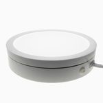 Base giratoria eléctrica iluminada de 40 cm. Plataforma rotatoria de color blanco para fotografía - SR08200 - 03