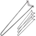 Pies para mesa y mueble estilo vintage Patas en acero 2 varillas 71 cm 4-pack - IN04500 - 01