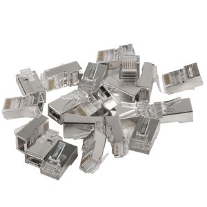 Pack de 20 unidades conector RJ45 Cat 5E FTP 8P8C de Lanberg PLS-5020
