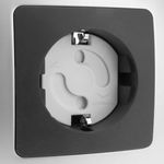 Protector de seguridad infantil adhesivo para enchufes schuko 10 unidades - SN01300 - 02