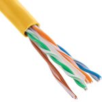 Bobina de cable de red LAN UTP categoría cat.6 23AWG CCA rígido naranja 305 m - LN09400 - 02