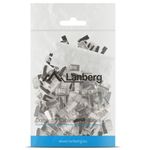 Pack de 100 unidades pieza transparente Cat6 FTP RJ-45 de acero inoxidable de Lanberg PLS-6000 - RH11900 - 05