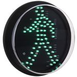 Luz LED para semáforo IP65 200mm de 12-24V peatón verde - SM05300 - 01