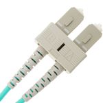 Cable OM3 de fibra óptica SC a SC multimodo duplex 50/125 de 15m - FY03800 - 04
