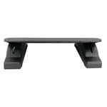 Reposapiés con plataforma ajustable de plástico negro 450 x 350 mm - AG00400 - 05