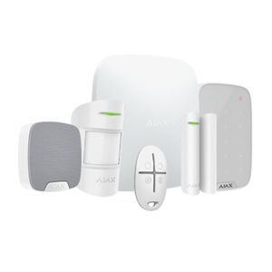 Ajax Hubkit W KS - Kit de alarma profesional Certificado Grado 2 - blanco