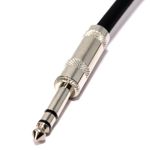 Cable de audio estéreo XLR 3-pin macho a TRS jack 6.3mm macho de 1m - AZ01100 - 03