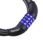 Cable antirrobo de acero con candado para bicicleta 12x800mm combinación - BJ06400 - 03