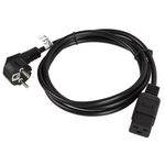 Cable de alimentación CEE 7/7 a IEC C19 negro 1,8 m de Lanberg CA-C19C-10CC-0018-BK - FB19500 - 03