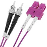 Cable de fibra óptica de ST a SC multimodo (MM) Duplex OM4 de 2m - FP05300 - 05