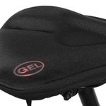 Funda de gel con memoria para sillín de bicicleta negro - BJ07400 - 06