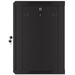 Armario Rack mural 19" 12U F450 600x450x645mm pared desmontado DIY negro Lanberg - WK30200 - 09