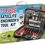 Kit de instalación profesional antenas parabólicas con localizador de satélites 24 piezas - GTK 1680 - 07