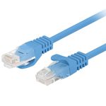 Cable de red ethernet Cat. 5e UTP de 0,25 m de color azul PCU5-10CC-0025-B - RL11100 - 01