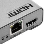Extensor HDMI 2.0 con infrarrojos prolongador 60m 4k FullHD 1080p a través de cable ethernet Cat.5e Cat.6 - HB06100 - 06