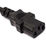 Cable eléctrico 3x1.5mm2 IEC60320 C13-hembra a Schuko-macho rizado 1 m - CH06100 - 02