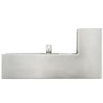 Pernio y bisagra L-fija superior de aluminio para puerta de cristal para cierrapuertas de suelo - LK08300 - 06