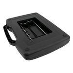 Reposapiés con plataforma ajustable de plástico negro 455 x 330 mm 6 niveles - S101500 - 03