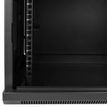 Armario rack mural 19" 6U 600x450x370 mm pared negro SOHORack rejilla - WY02200 - 08