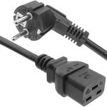 Cable eléctrico 3x1.5mm² IEC60320 C19-hembra a Schuko-macho 1,8m - CL01101 - 01