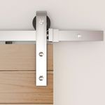 Raíl guía para puerta corredera de color acero mate de 2m fijación lateral - S021700 - 05