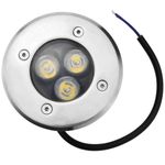Foco LED de suelo de 3W 80mm. Luz de color azul - NF03500 - 07