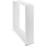 Pies rectangulares para mesita y banqueta. Patas en acero blanca 300 x 80 x 430 mm 2-pack - S035800 - 09