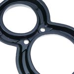 Número 8 en metal negro de 95mm con tornillería para rotulación - NZ01800 - 05