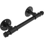 Barra de soporte de 370 mm. Toallero de tubos industrial y vintage - IP05100 - 01
