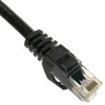Cable de red ethernet Cat. 6a UTP de 0,5 m de color negro - LJ04200 - 02