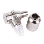 Conector de antena TV macho acodado metálico aéreo - TT01700 - 03
