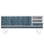Pies para mesa y mueble Patas en cromado 2 varillas 15 cm 4-pack - IN00500 - 03