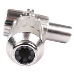 Conector de antena TV macho acodado metálico aéreo - TT01700 - 07