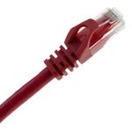 Cable de red ethernet LAN UTP RJ45 Cat.6a rojo 3 metros - LJ00500 - 04