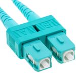 Cable OM3 de fibra óptica SC a SC multimodo duplex 50/125 de 1m - FY03200 - 02