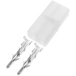 Conector RC TAMIYA #1 de carga y fuente de alimentación Pareja macho y hembra - KM01100 - 03