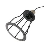 Lámpara con jaulas largas para 5 bombillas de rosca E27 vintage con cable de 3m - NT07200 - 04