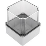 Caja de superficie cuadrada transparente IP66 libre de halógenos LSZH 120x120x140mm - AE15800 - 05