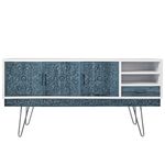 Pies para mesa y mueble Patas en acero 3 varillas 41 cm 4-pack - IN05600 - 07