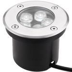 Foco LED de suelo de 5W 100mm. Luz blanca día de 6000K - NF04000 - 01