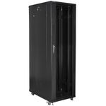 Armario Rack 19" de pie 42U F1000 800x1000x2047mm negro Lanberg - WL56100 - 01
