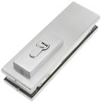Cerradura de aluminio para puerta de cristal para cierrapuertas de suelo - LK08400 - 10